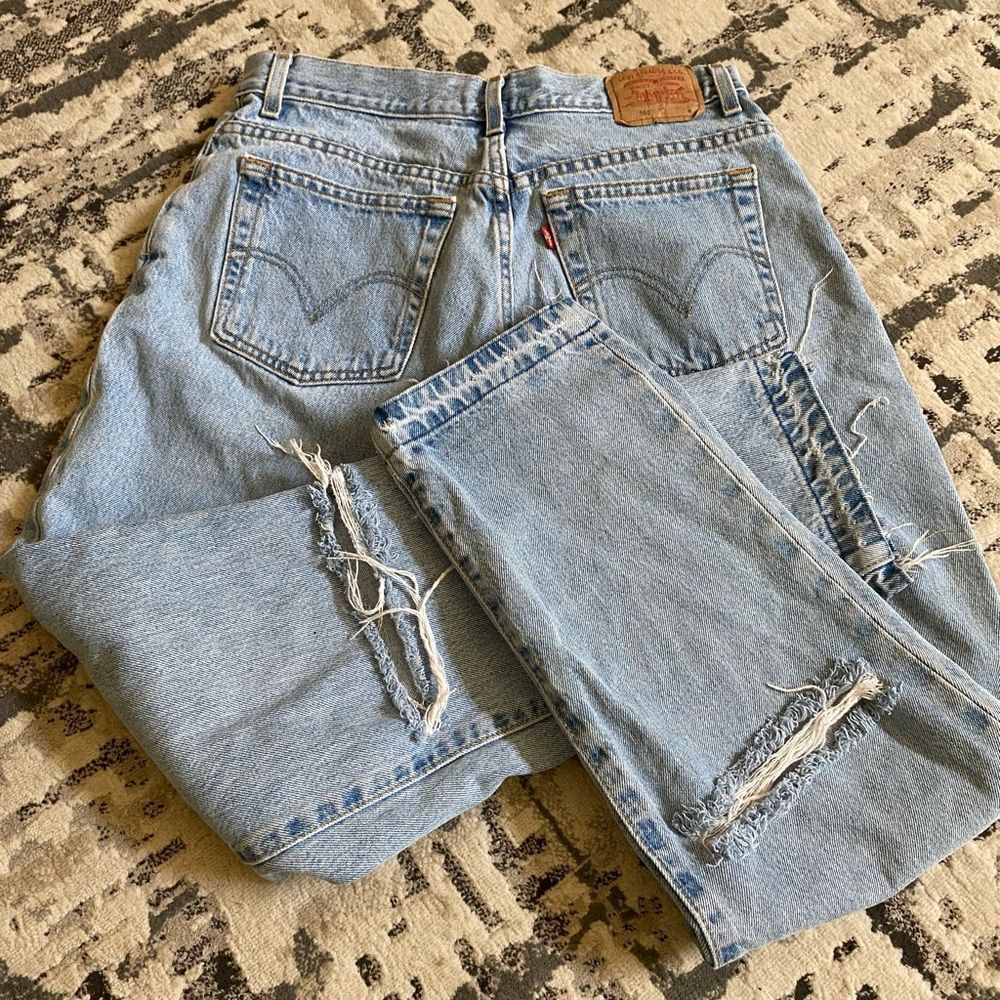 Vtg Levis 550 Relaxed Fit tapered leg Womens 14